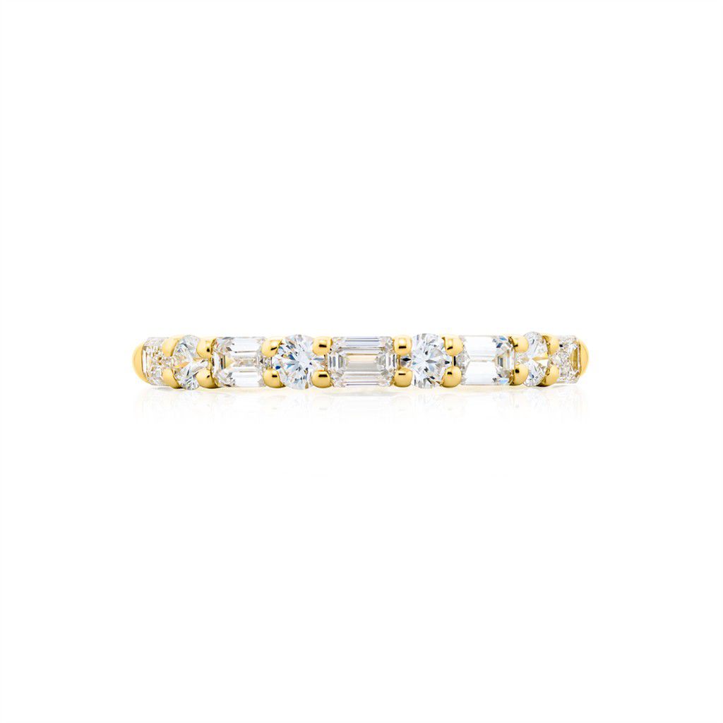 JB Star 18K Yellow Gold JB Star Diamond Half-Eternity Band Rings - Women's