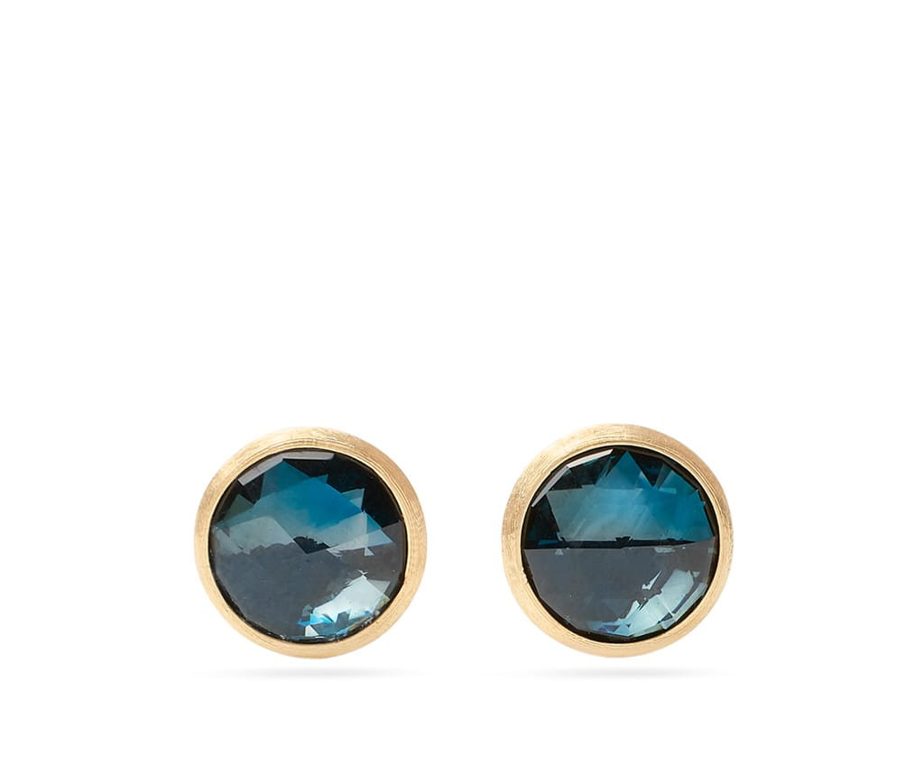 Marco Bicego 18K Yellow Gold Marco Bicego London Blue Topaz Stud Earrings Earrings
