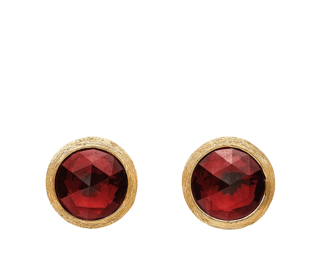 Marco Bicego 18K Yellow Gold Marco Bicego Red Garnet Stud Earrings Earrings