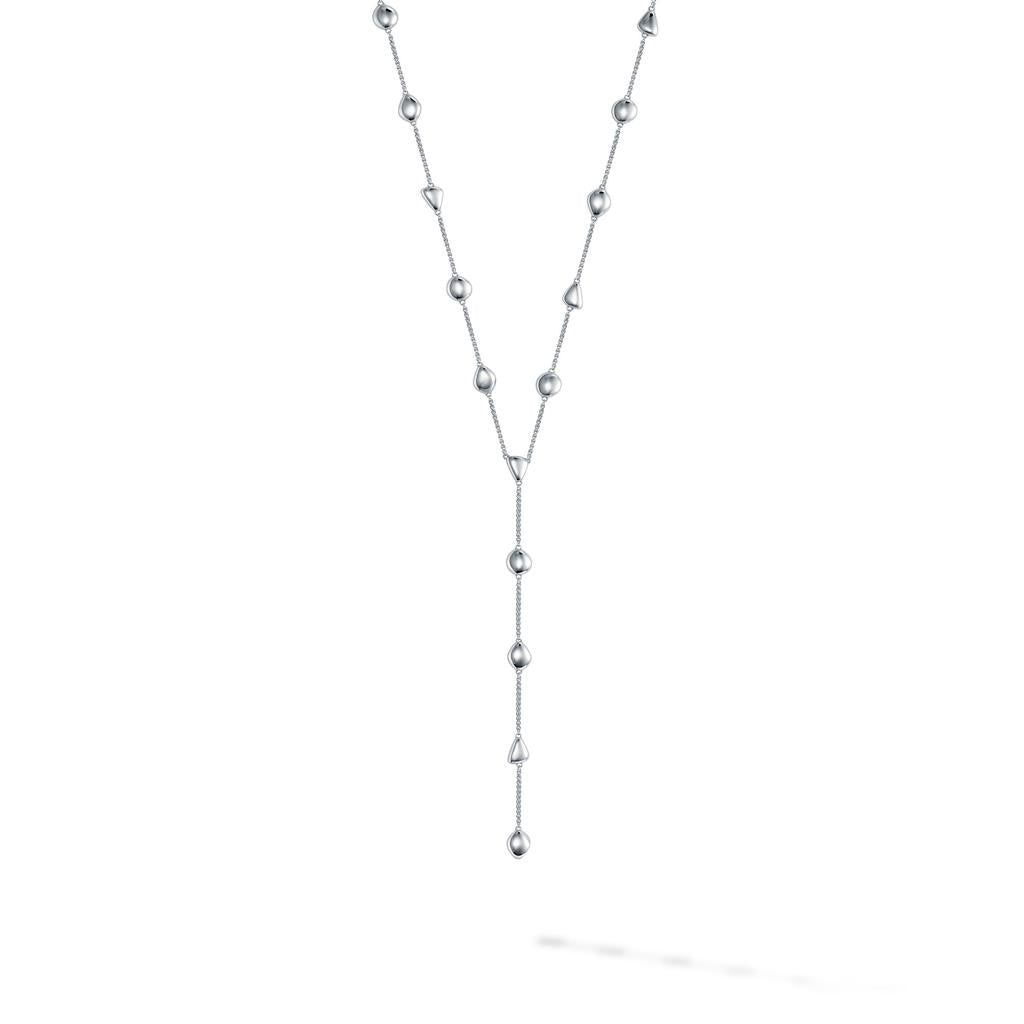 Birks Sterling Silver Birks Pebble Lariat Necklace Necklaces