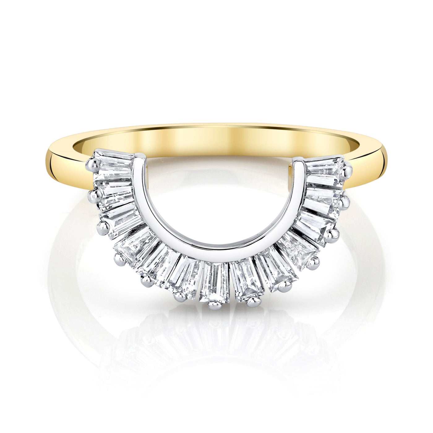 Emerson Fine Jewelry 18K Yellow Gold & Platinum Camellia Diamond Band Rings - Women's