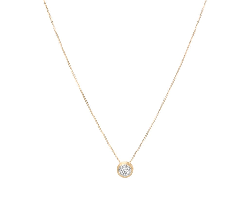 Marco Bicego 18K Yellow Gold Marco Bicego Diamond Pave Disk Pendant Pendants