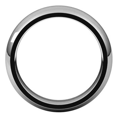 Emerson Fine Jewelry Platinum Emerson Fine Jewelry Half Round Wedding Band Rings - Men's