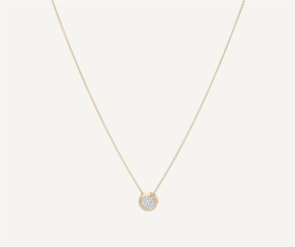 Marco Bicego 18K Yellow Gold Marco Bicego Diamond Pave Disk Pendant Pendants