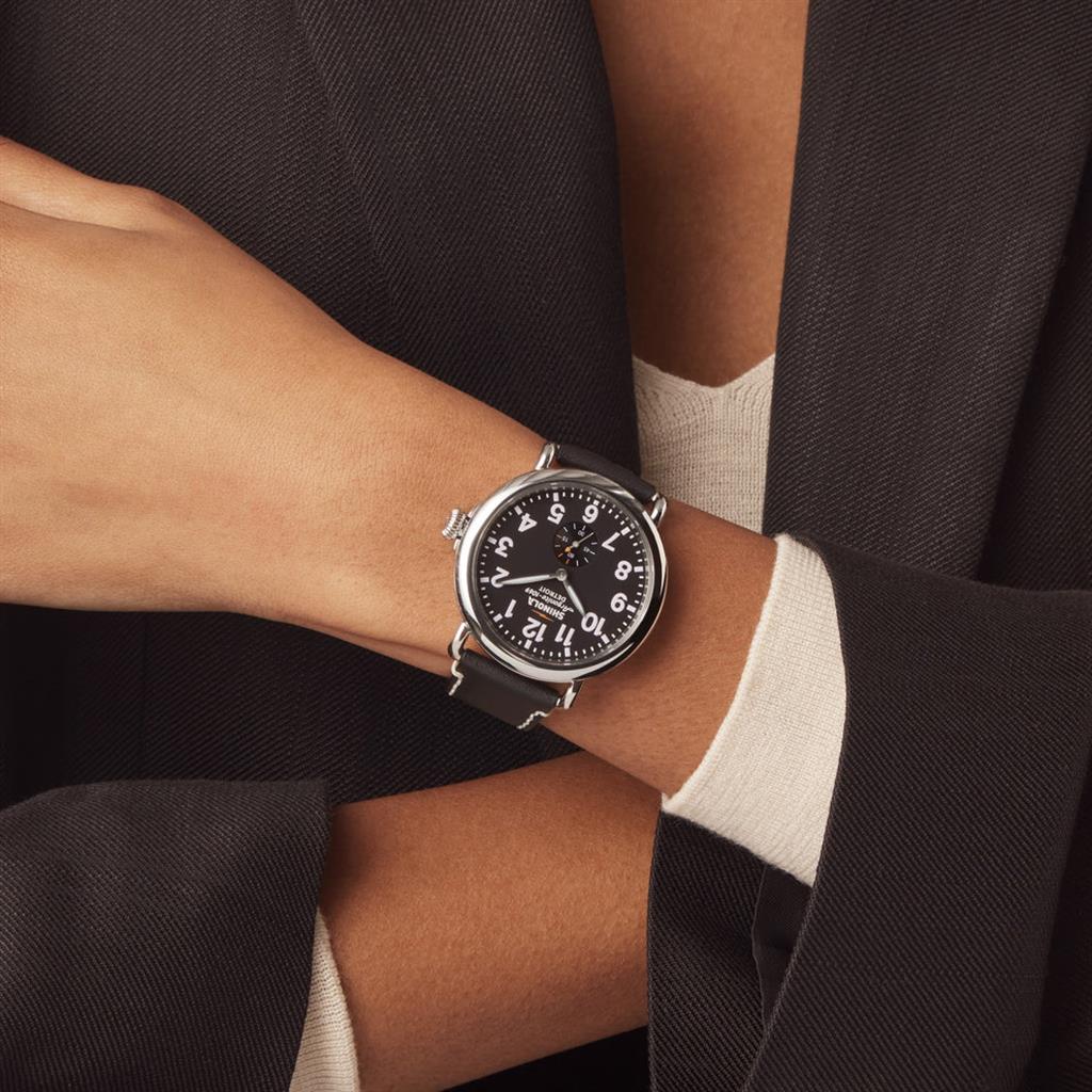 Shinola Runwell 47mm - Black Watches