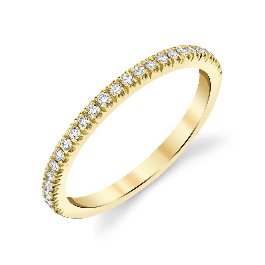 Emerson Fine Jewelry 18K Yellow Gold Nova Half-Eternity Diamond Band Rings - Women's