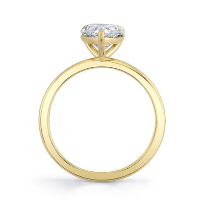 Emerson Fine Jewelry 18K Yellow Gold Everly Classic Pear Diamond Engagement Ring Engagement Rings