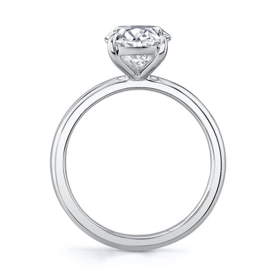 Emerson Fine Jewelry Platinum Everly Classic Oval Diamond Engagement Ring Engagement Rings