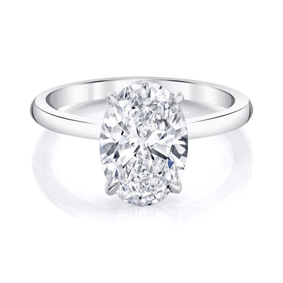 Emerson Fine Jewelry Platinum Everly Classic Oval Diamond Engagement Ring Engagement Rings
