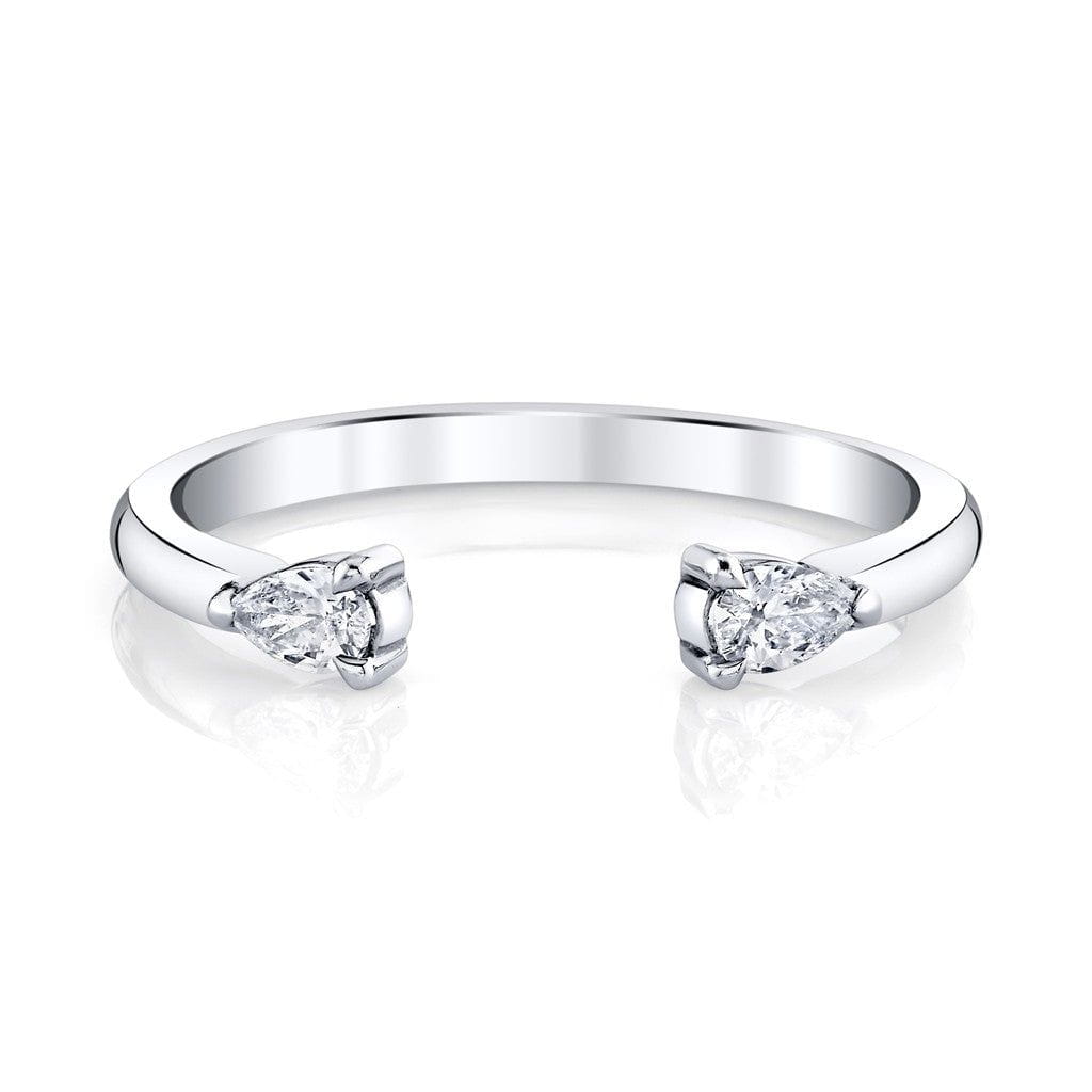 Emerson Fine Jewelry Platinum Marguerite Open Shank Band Rings - Women's