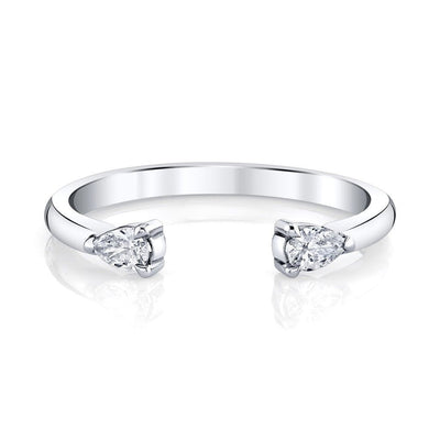 Emerson Fine Jewelry Platinum Marguerite Open Shank Band Rings - Women's