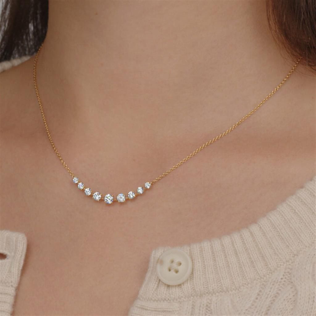 Kwiat 18K Yellow Gold Kwiat Nine-Stone Demi Necklace with Diamonds Necklaces