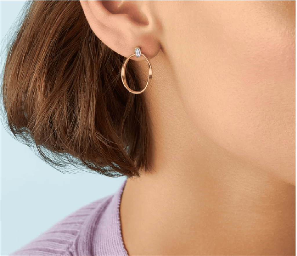 18K Yellow Gold Marco Bicego Diamond Link Earrings