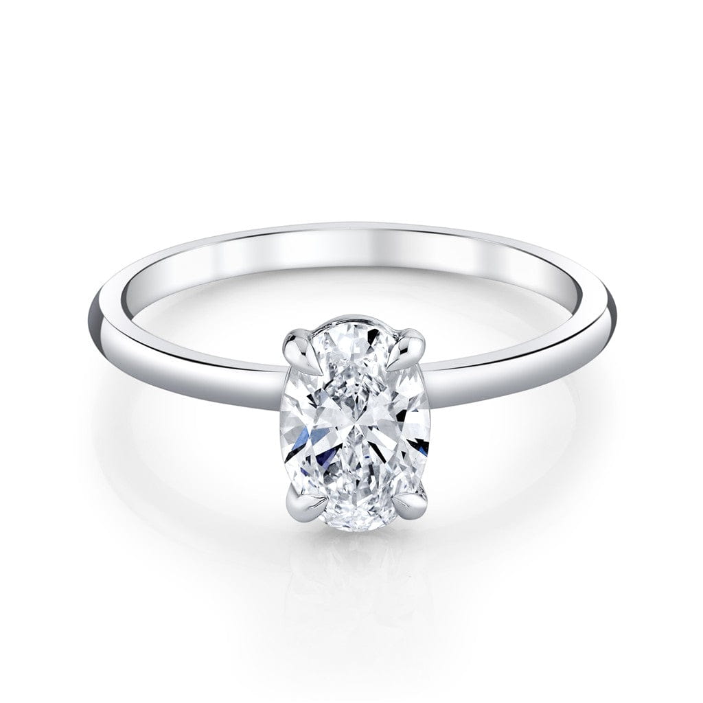 Emerson Fine Jewelry Platinum Everly Classic Oval Diamond Engagement Ring Engagement Rings