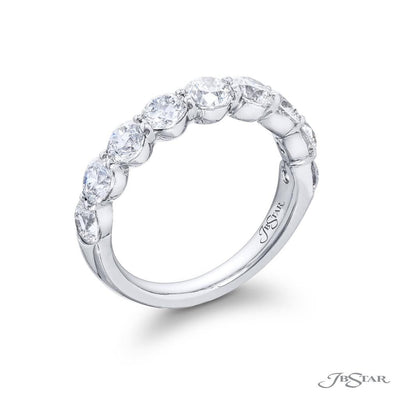 JB Star Platinum Diamond JB Star Half Eternity Band Rings - Women's