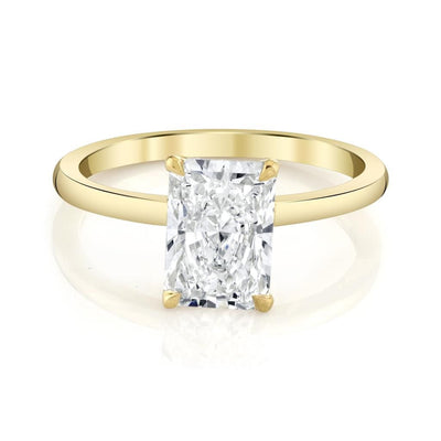 Emerson Fine Jewelry 18K Yellow Gold Everly Classic Radiant Diamond Engagement Ring Engagement Rings