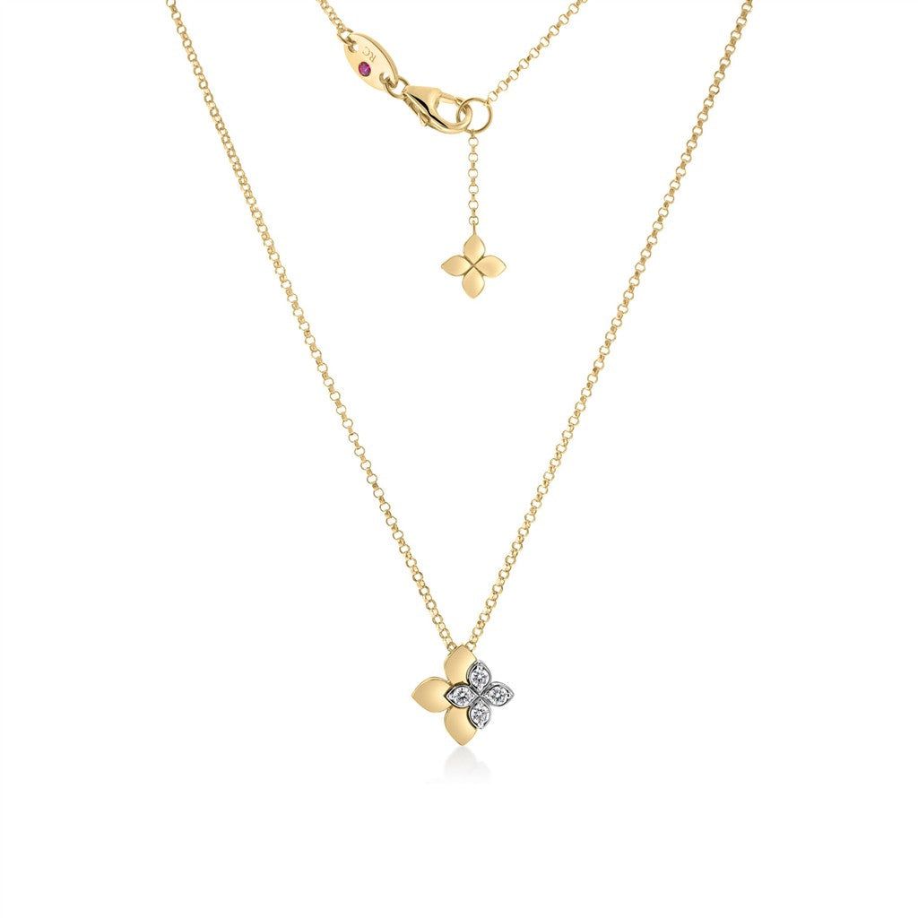 Roberto Coin 18K Yellow Gold Roberto Coin Diamond Tiny Princess Pendant Pendants