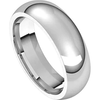 Emerson Fine Jewelry Platinum Emerson Fine Jewelry Half Round Wedding Band Rings - Men's