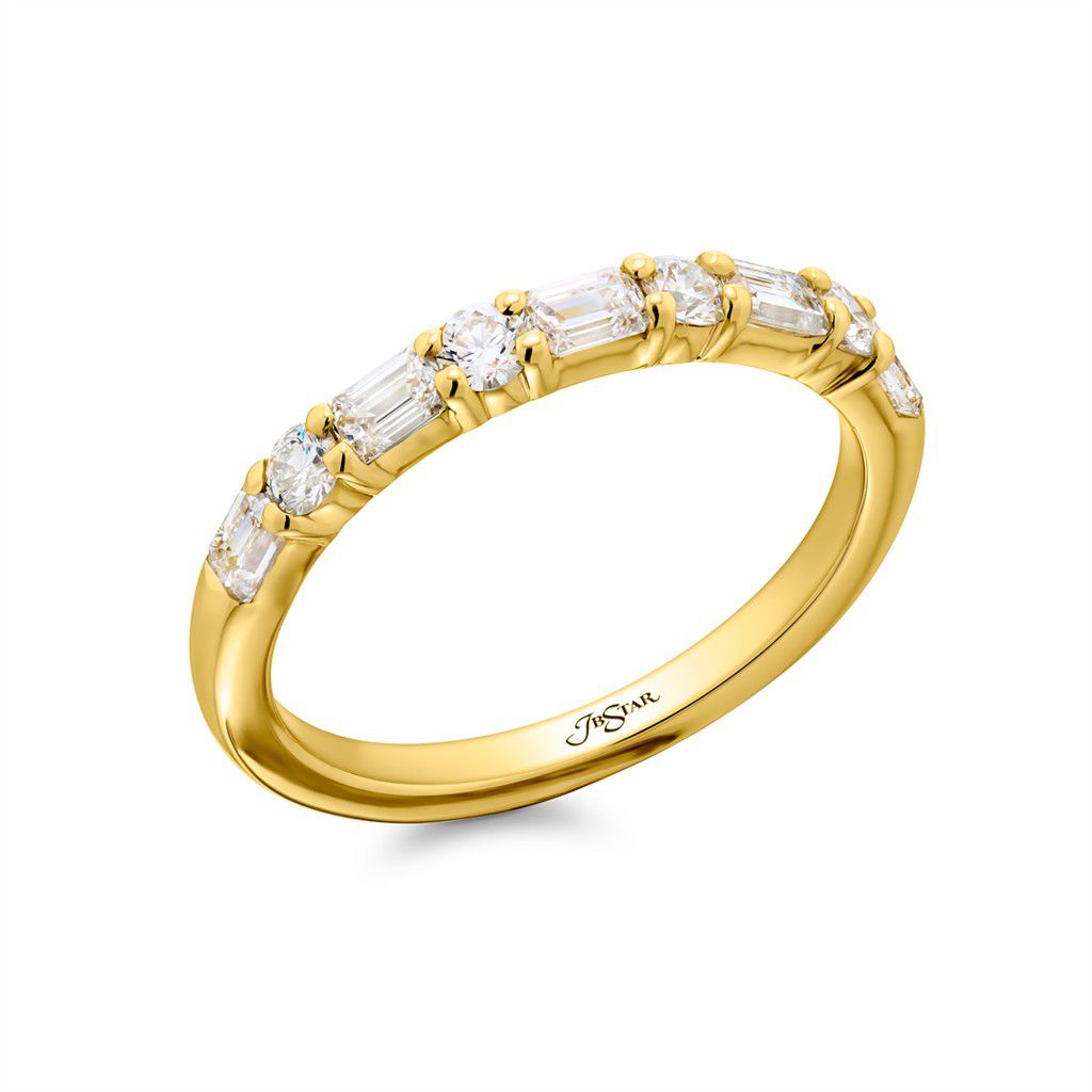 JB Star 18K Yellow Gold JB Star Diamond Half-Eternity Band Rings - Women's
