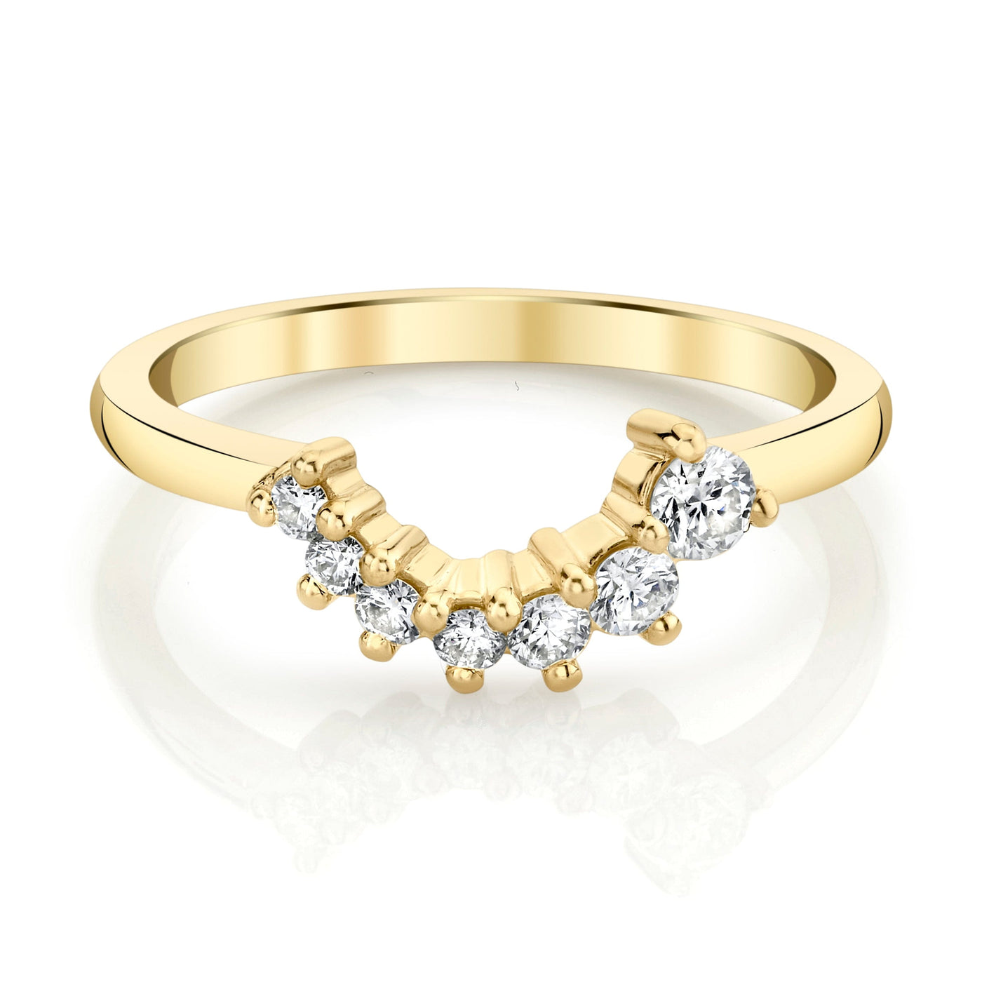 Emerson Fine Jewelry 18K Yellow Gold Flora Diamond Shooting Star Band Rings - Women's