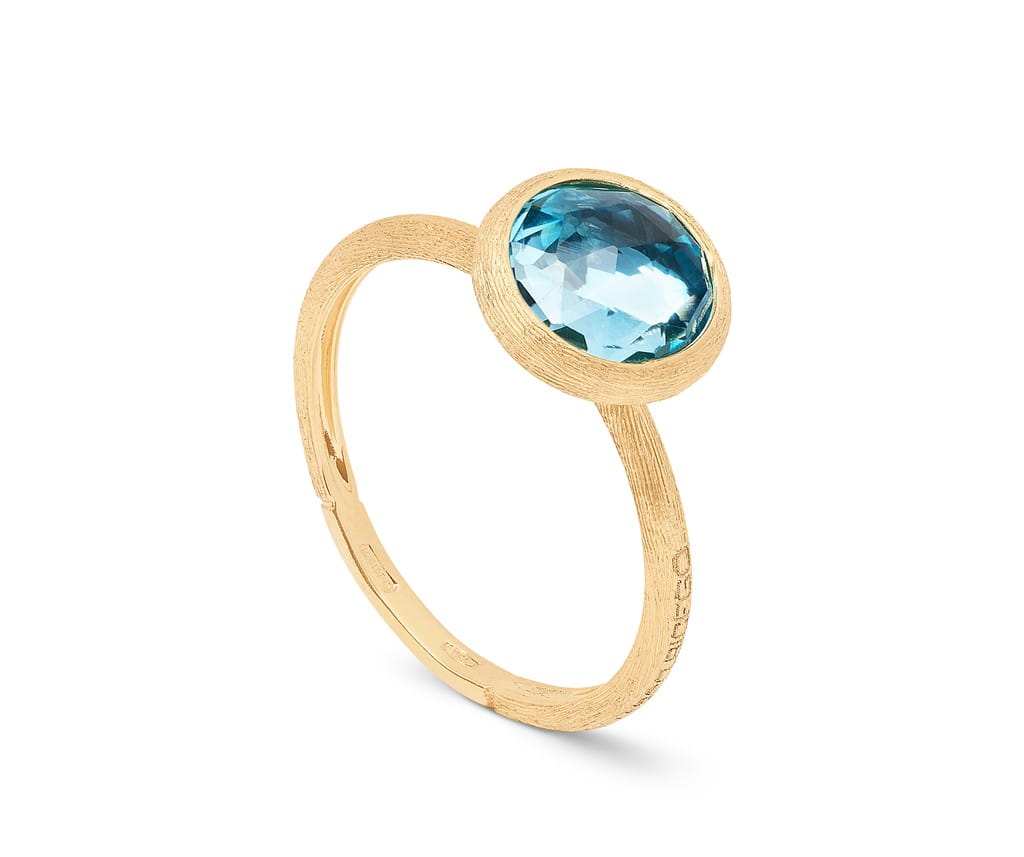 Marco Bicego 18K Yellow Gold Marco Bicego Small Sky Blue Topaz Ring Rings - Women's