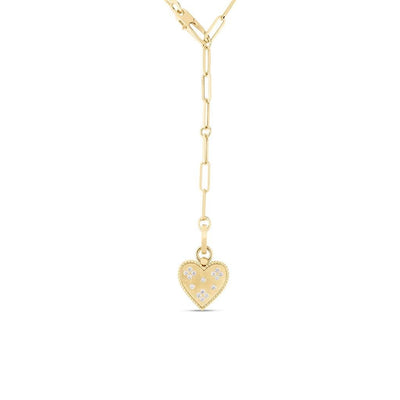 Roberto Coin 18K Yellow Gold Roberto Coin Venetian Princess Small Heart Medallion Necklace Necklaces