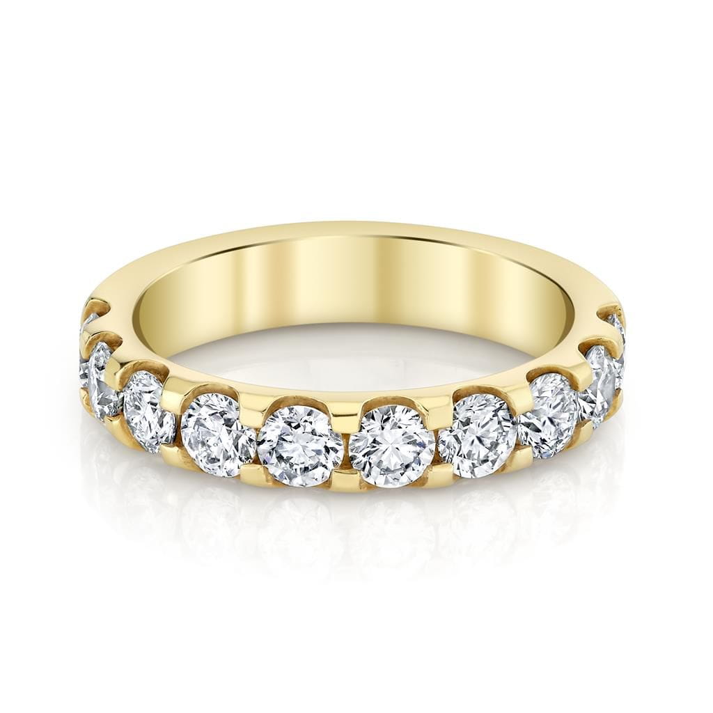 Emerson Fine Jewelry 18K Yellow Gold Diamond Half-Eternity Band Rings - Women's
