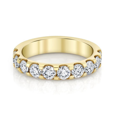 Emerson Fine Jewelry 18K Yellow Gold Diamond Half-Eternity Band Rings - Women's
