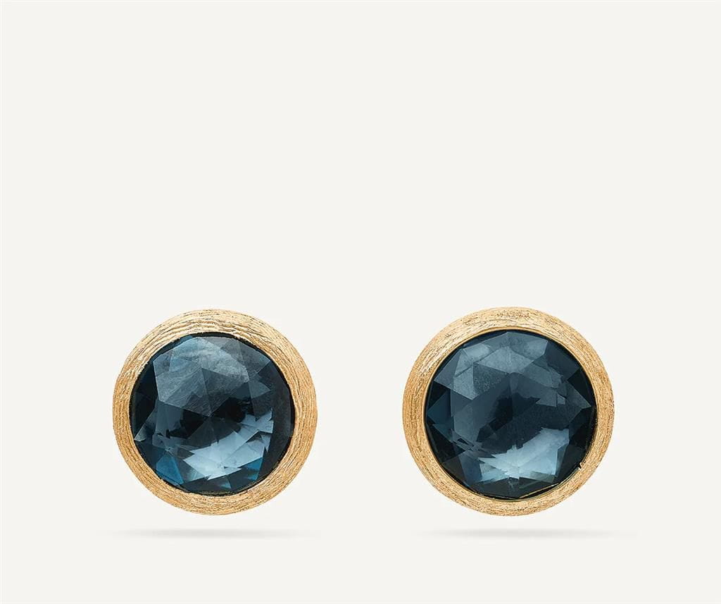 Marco Bicego 18K Yellow Gold Marco Bicego London Blue Topaz Stud Earrings Earrings