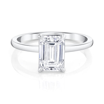 Emerson Fine Jewelry Platinum Everly Classic Emerald Cut Diamond Engagement Ring Engagement Rings