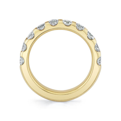 Emerson Fine Jewelry 18K Yellow Gold Diamond Half-Eternity Band Rings - Women's