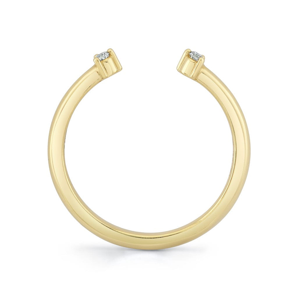 Emerson Fine Jewelry 18K Yellow Gold Violet Open Shank Band Rings - Women's