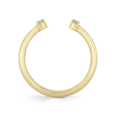 Emerson Fine Jewelry 18K Yellow Gold Violet Open Shank Band Rings - Women's