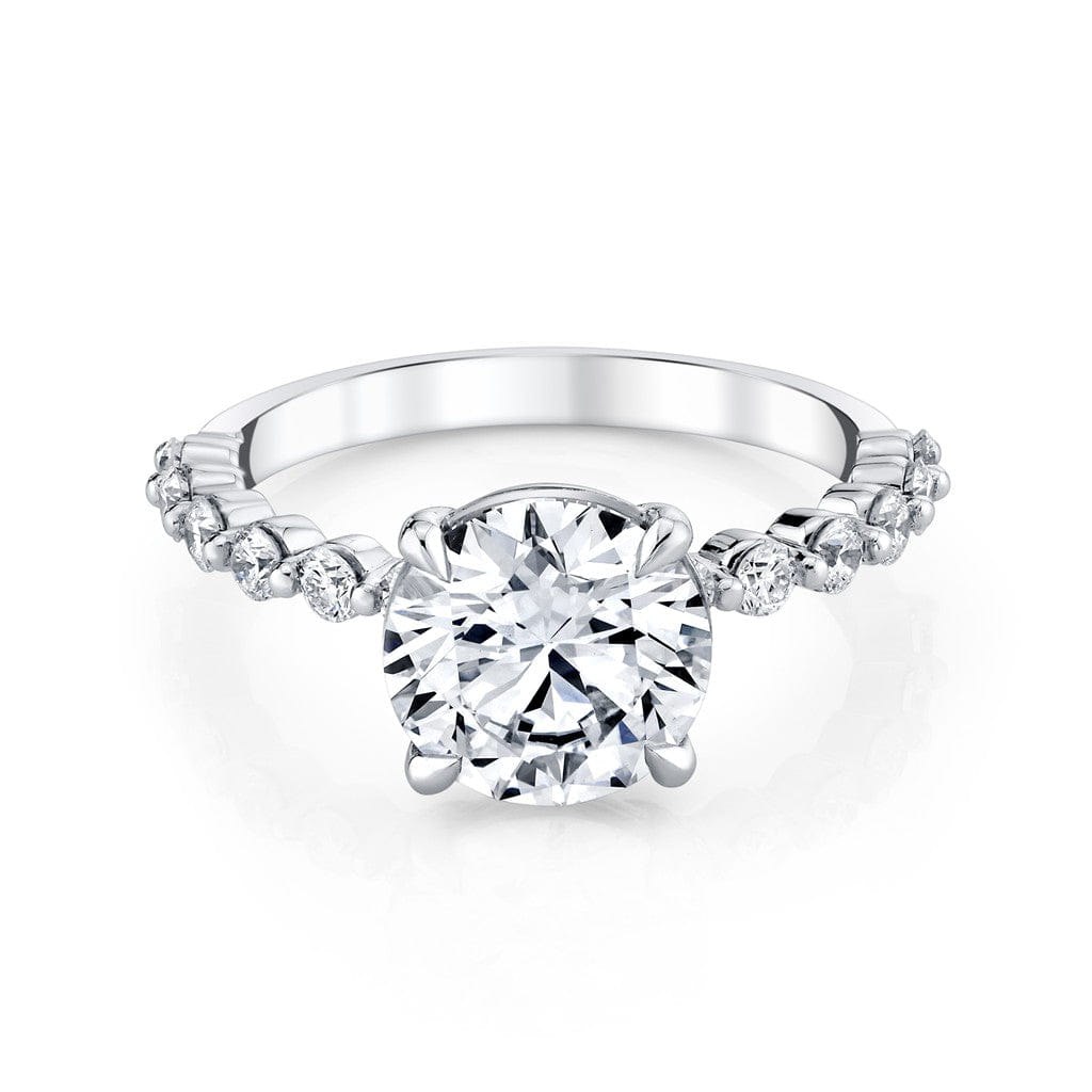 Emerson Fine Jewelry Platinum Sage Floating Prong Round Diamond Engagement Ring Engagement Rings