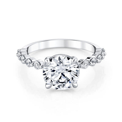 Emerson Fine Jewelry Platinum Sage Floating Prong Round Diamond Engagement Ring Engagement Rings