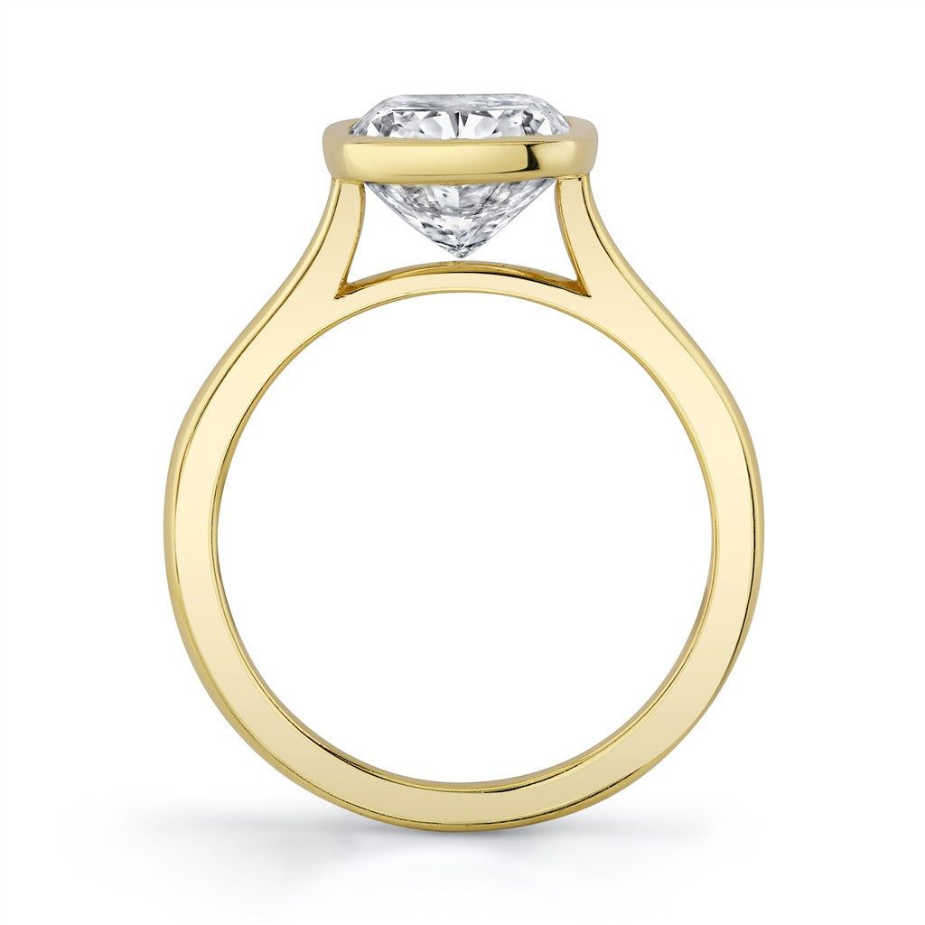 Emerson Fine Jewelry 18K Yellow Gold Rea Classic Cushion Diamond Engagement Ring Engagement Rings