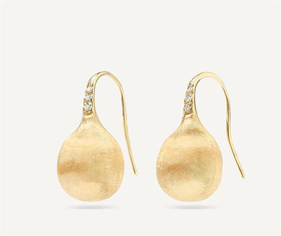 Marco Bicego 18K Yellow Gold Marco Bicego Medium Drop Earrings with Diamonds Earrings