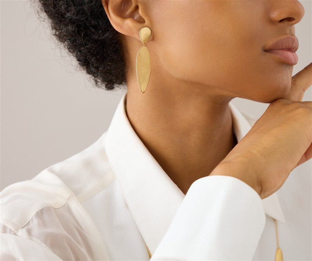 Marco Bicego 18K Yellow Gold Marco Bicego Large Double Drop Earrings Earrings