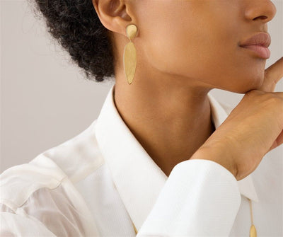 Marco Bicego 18K Yellow Gold Marco Bicego Large Double Drop Earrings Earrings