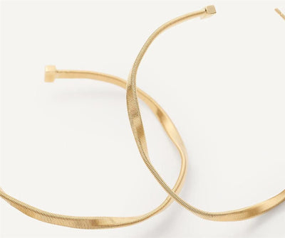 Marco Bicego 18K Yellow Gold Marco Bicego Twisted Medium Hoops Earrings