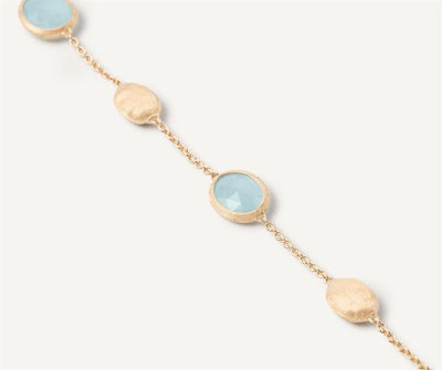 Marco Bicego 18K Yellow Gold Marco Bicego Aquamarine Bracelet. Bracelets - Women's