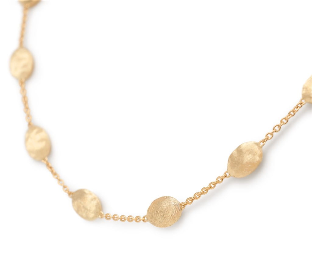 Marco Bicego 18K Yellow Gold Marco Bicego Medium Bean Adjustable Necklace Necklaces
