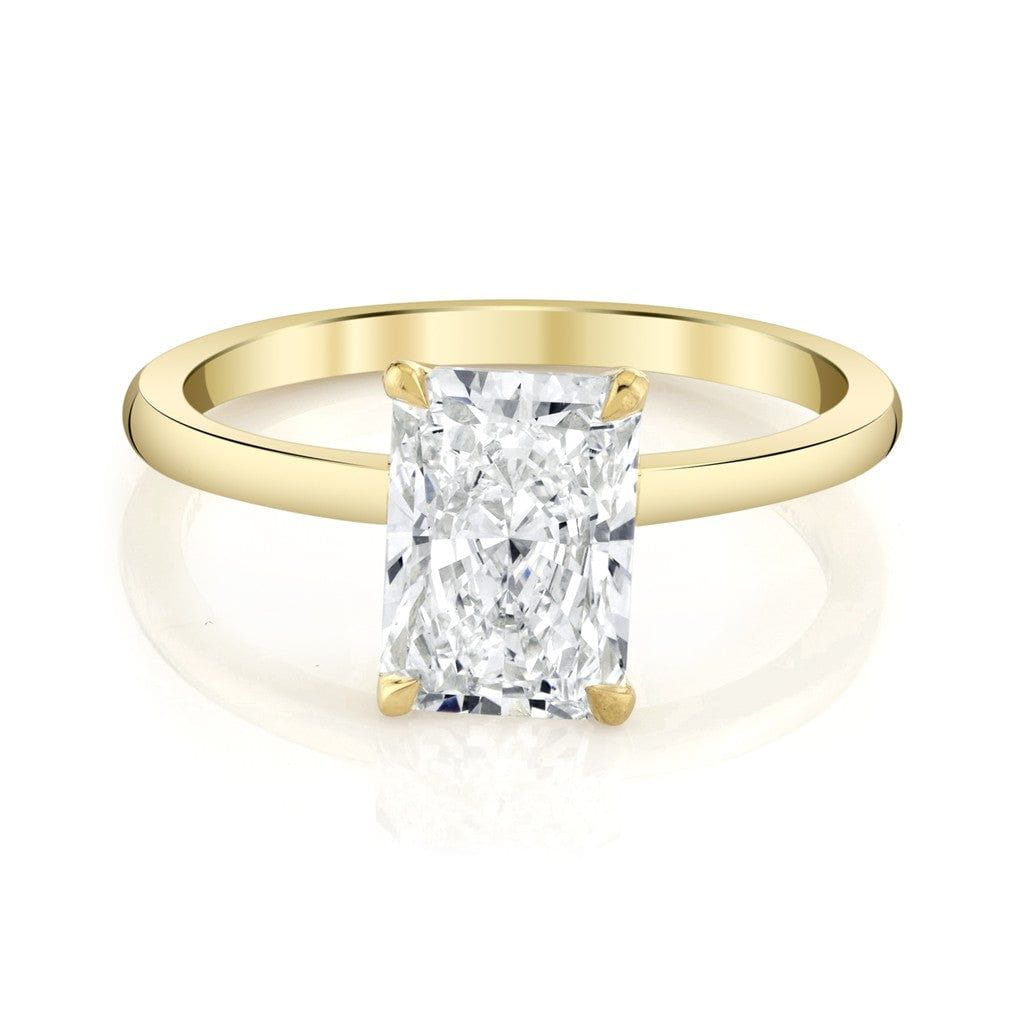 Emerson Fine Jewelry 18K Yellow Gold Everly Classic Radiant Diamond Engagement Ring Engagement Rings