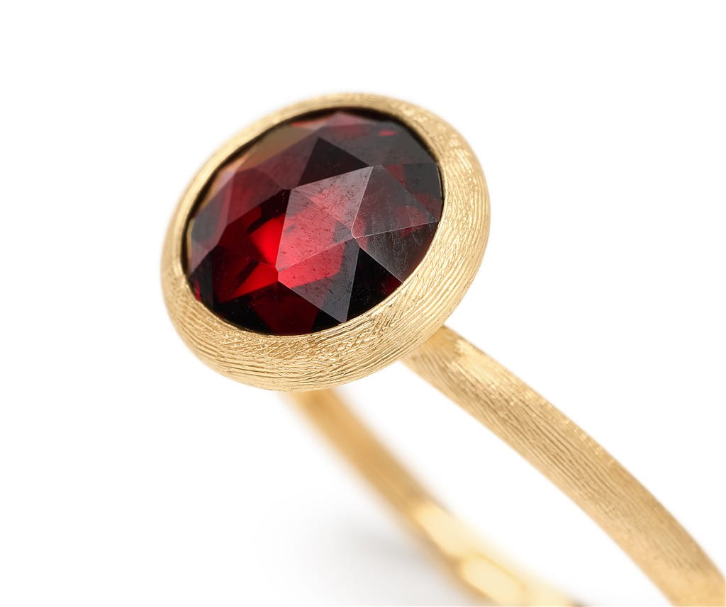 Marco Bicego 18K Yellow Gold Marco Bicego Small Red Garnet Ring Rings - Women's