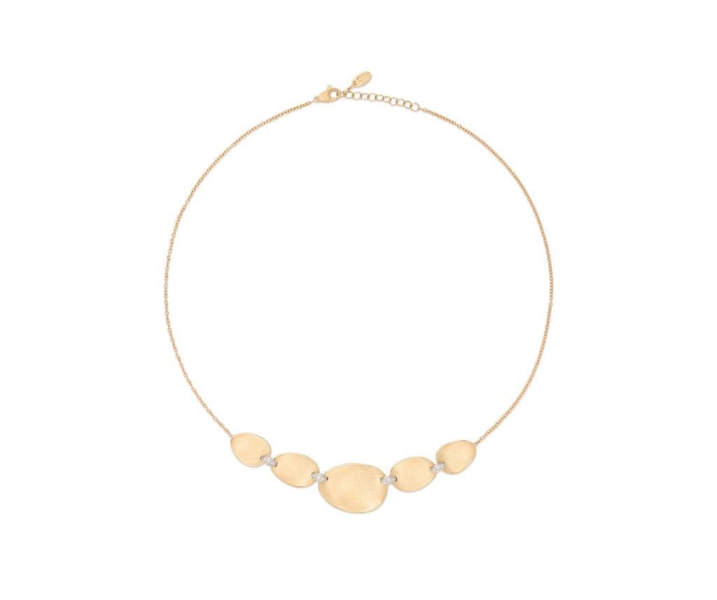 Marco Bicego 18K Yellow Gold Marco Bicego "Halfie" Necklace with Diamond Accents Necklaces