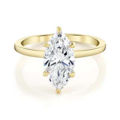 Emerson Fine Jewelry 18K Yellow Gold Everly Classic Marquise Diamond Engagement Ring Engagement Rings
