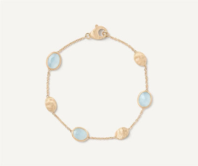 Marco Bicego 18K Yellow Gold Marco Bicego Aquamarine Bracelet. Bracelets - Women's