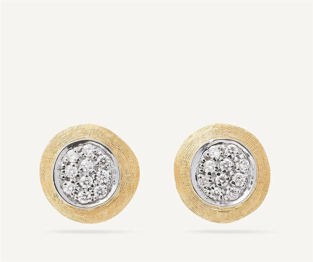Marco Bicego 18K Yellow Gold Marco Bicego Diamond Pave Stud Earrings Earrings