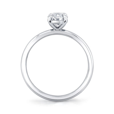 Emerson Fine Jewelry Platinum Everly Classic Oval Diamond Engagement Ring Engagement Rings