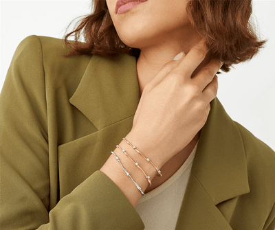Marco Bicego 18K Yellow Gold Marco Bicego Twisted Coil Bracelet with Diamonds Bracelets - Women's